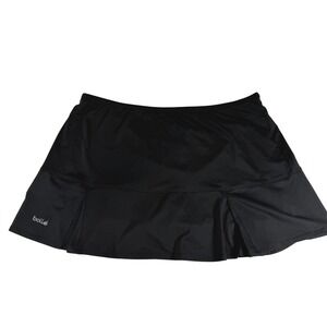 Bolle Womens Tennis Skort Black Pleated XL Built-in Shorts Pickleball Golf